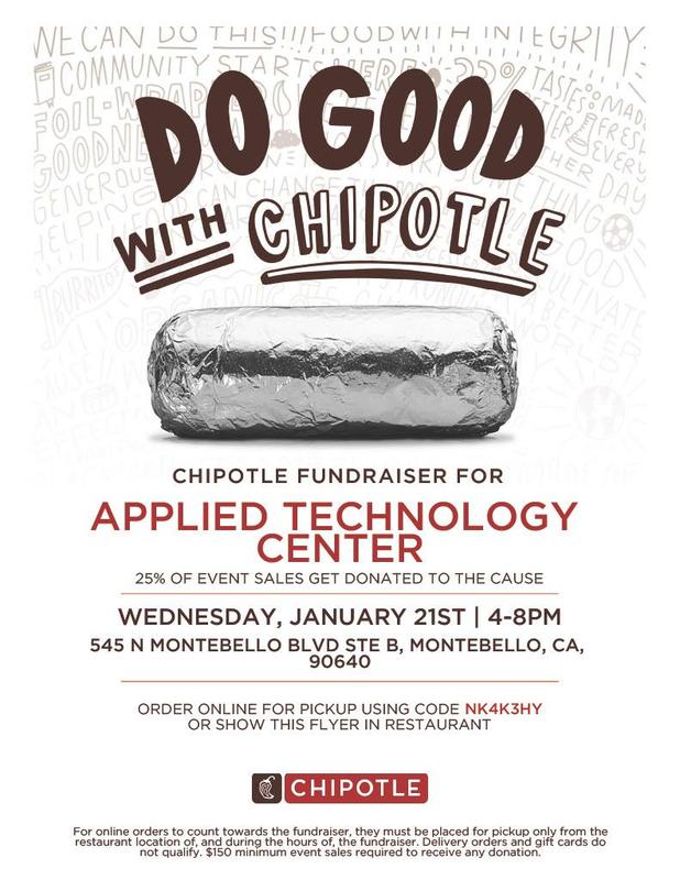 Chipotle Fundraiser Flyer
