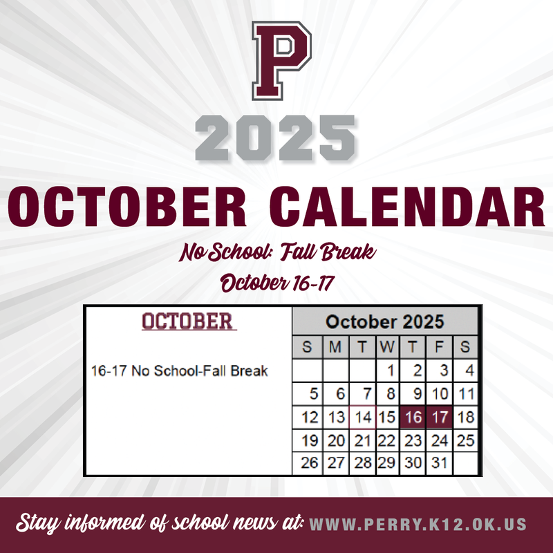 OCTOBER 2025 CALENDAR