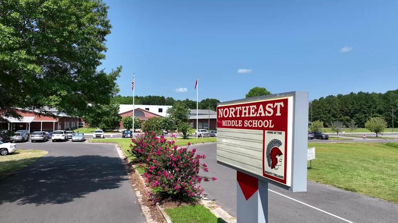 Northeast Middle School Entrance