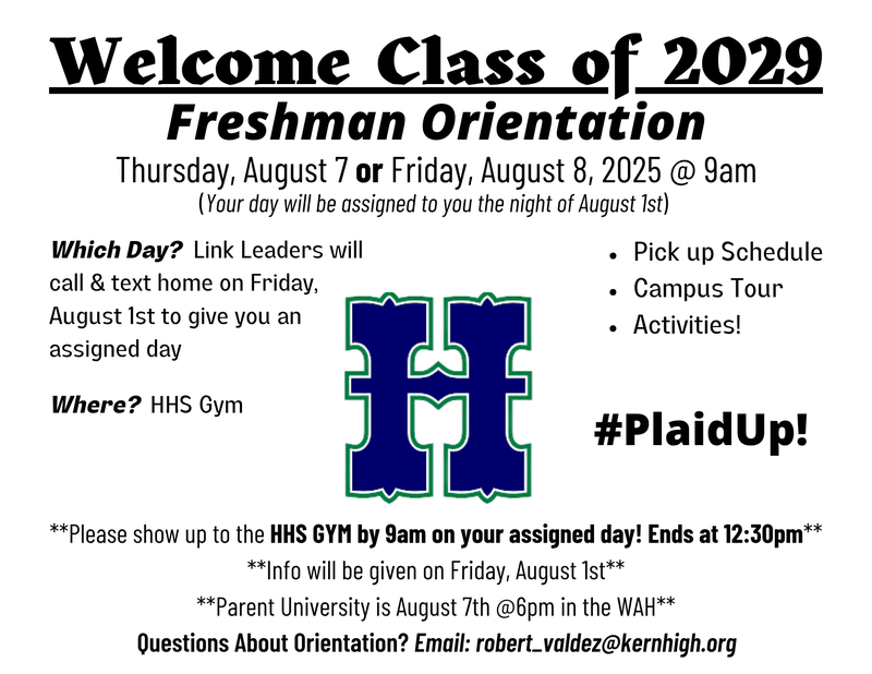 Freshman Orientation