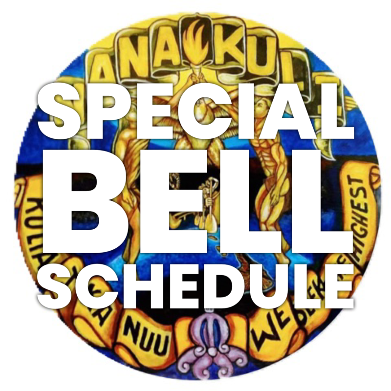 SPECIAL BELL SCHEDULE: WEEK OF AUG 15-AUG 19 Featured Photo