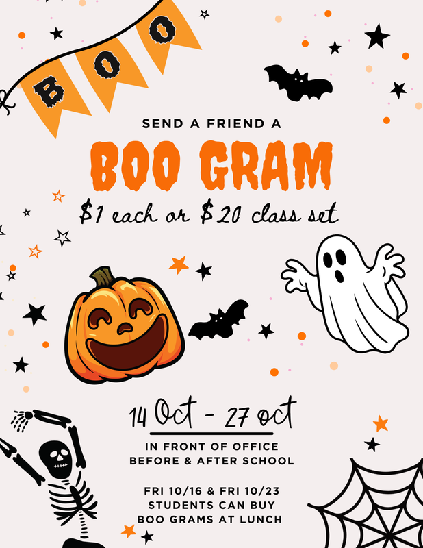 Boo gram sales