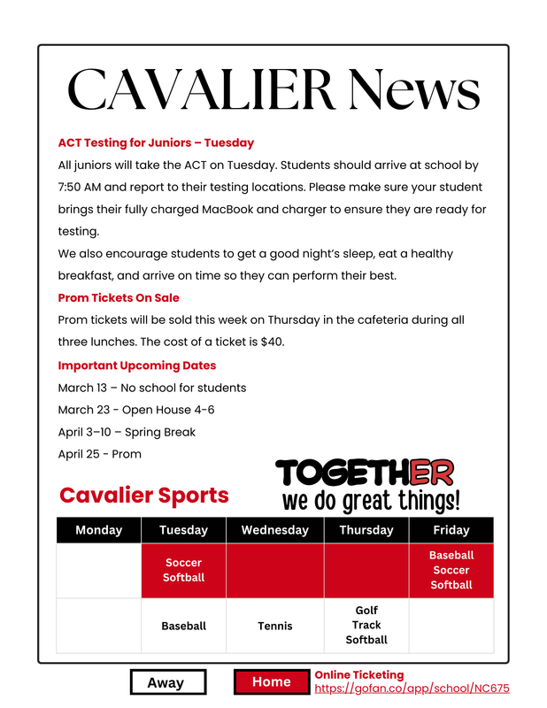 Cavalier News 3-8-26 Featured Photo