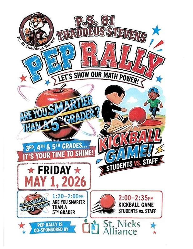 Pep Rally for Math Test!