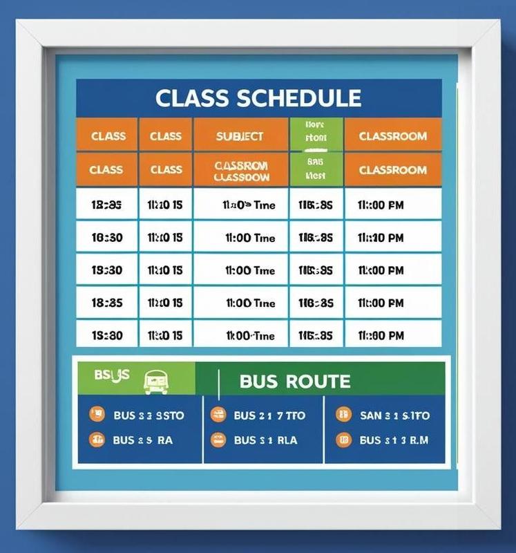 Schedule and Bus Info