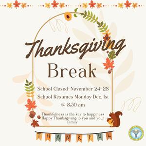 Thanksgiving Break
