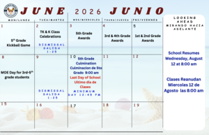 June Calendar