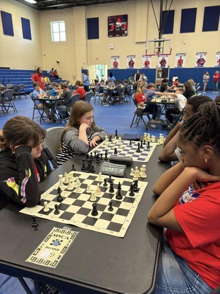 Today, the PCMS gifted team (Mrs. Lacoste) hosted a chess tournament.