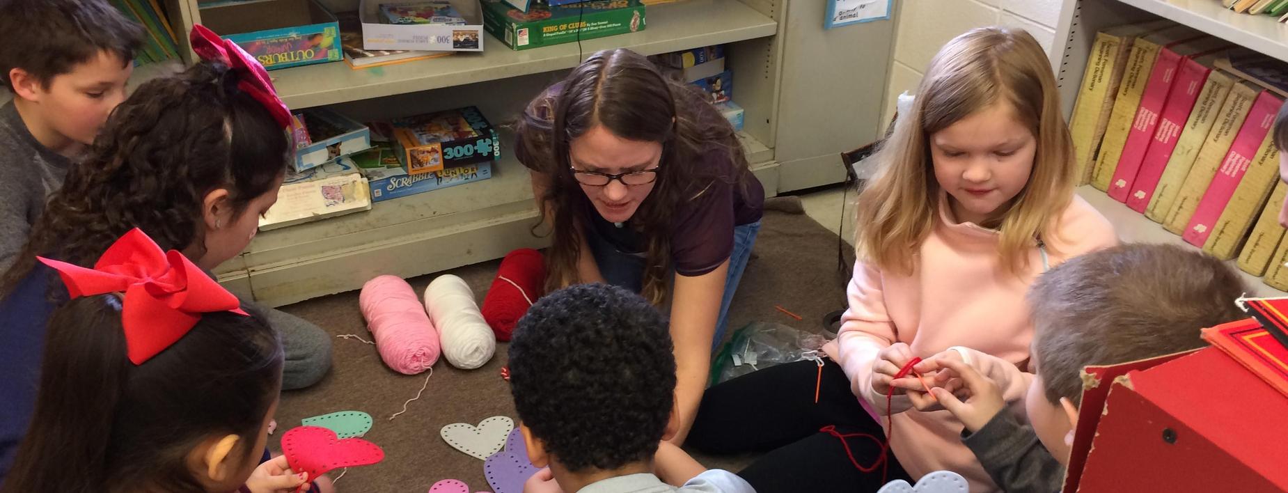 Working on Valentines at CCES