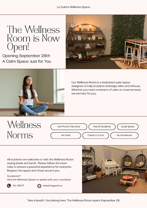 La Quinta High School Wellness Room Opening Featured Photo