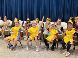 Kitah K students enjoying singing at the singalong