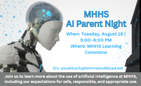 AI Parent Night - Tuesday, August 18 | 5:00–6:00 PM Featured Photo