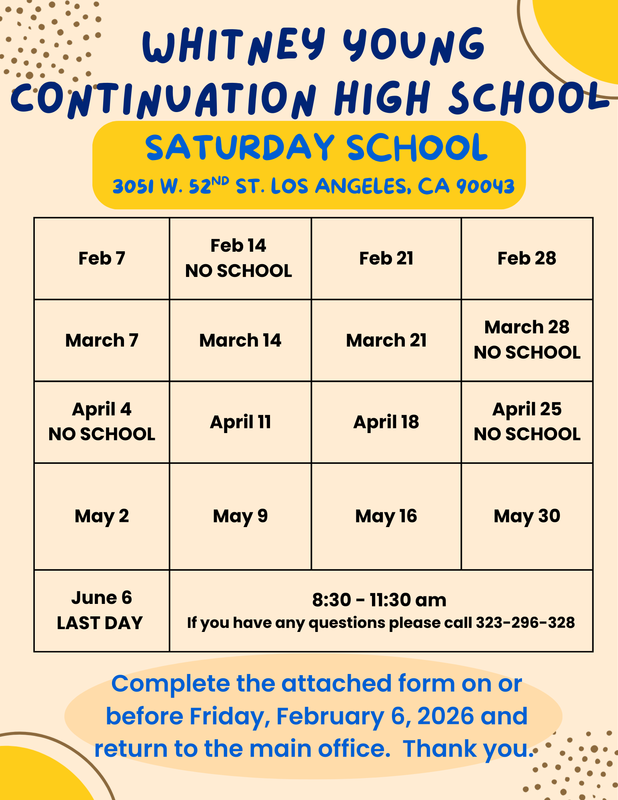 Saturday School 02/07/26