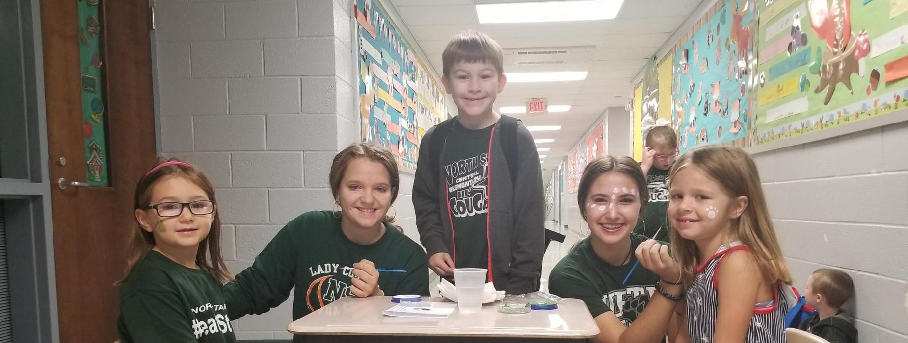 Face Painting at Central Elementary