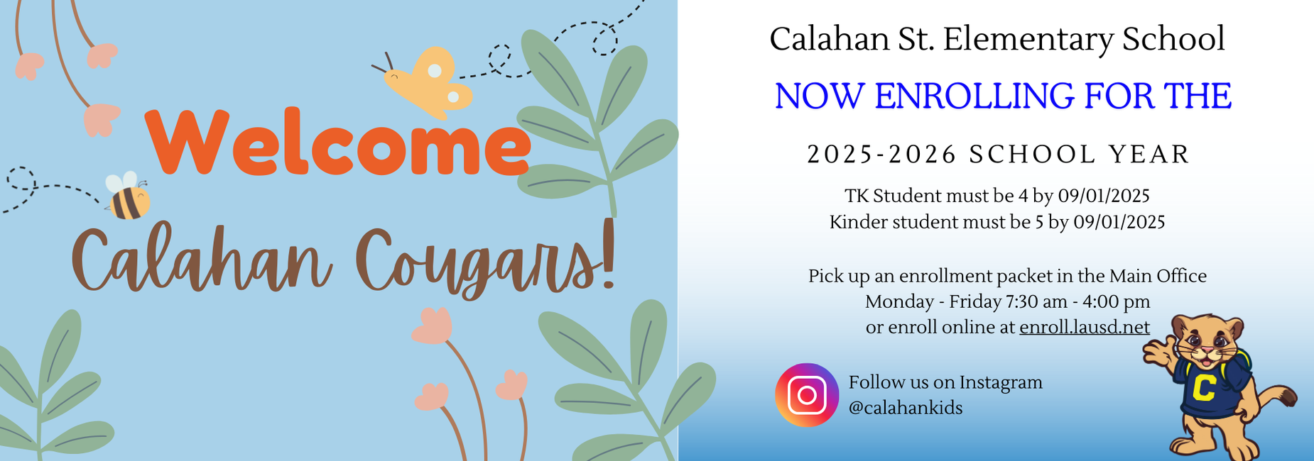 welcome screen