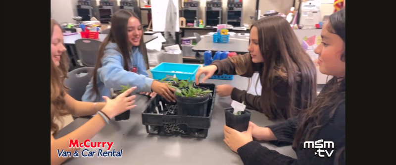 Christiana Middle STEM class