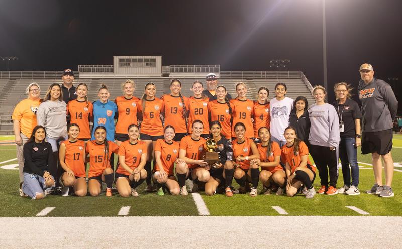 District champs for girls soccer