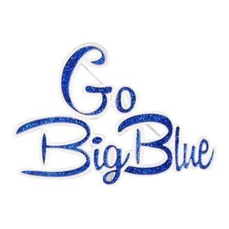 Go big blue graphic