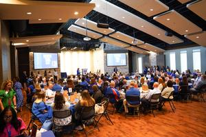The new TISD teacher class of 2025 gathers for New Teacher Induction