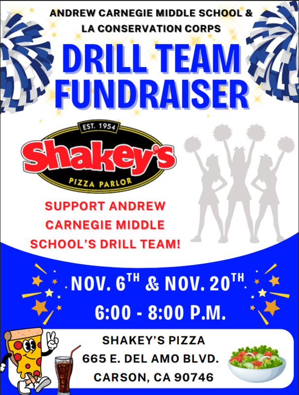 drill team fundraiser flyer