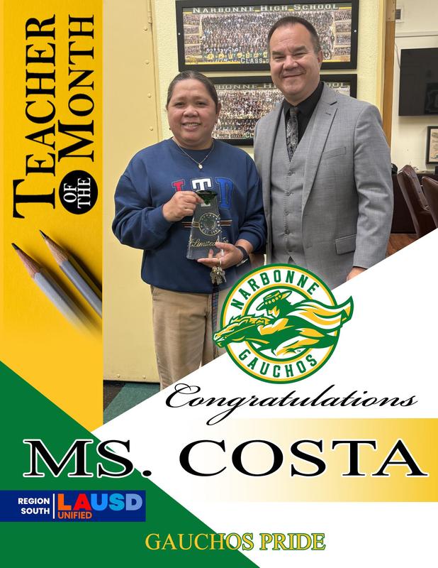 Teacher of the Month