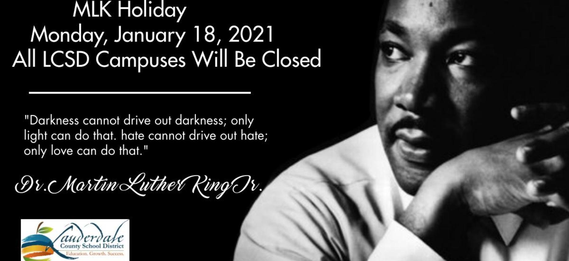MLK Holiday Graphic