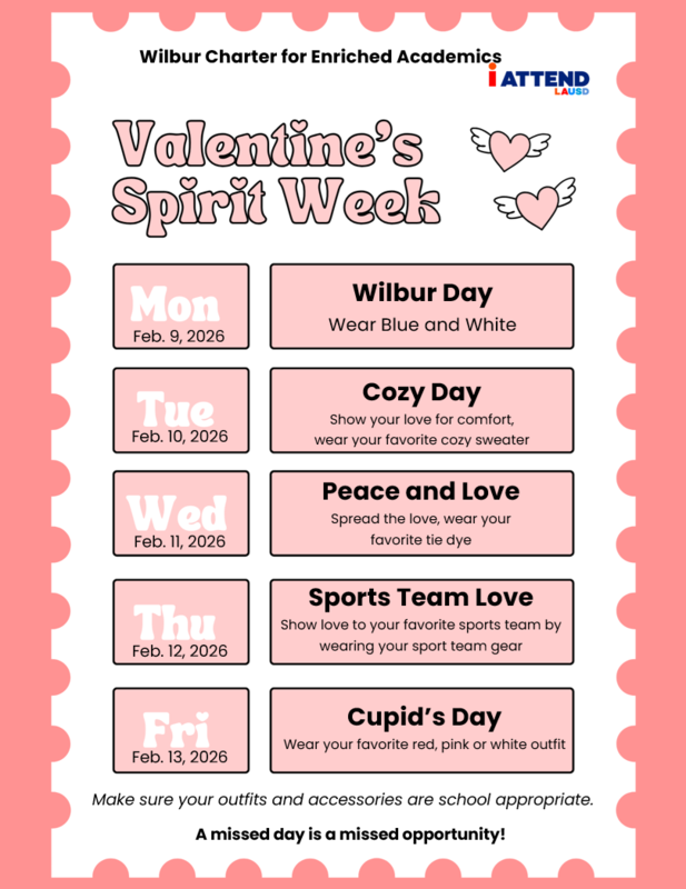 Valentines Spirit Week