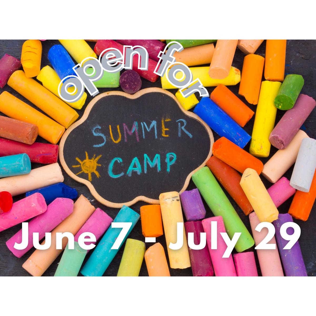 summer camp open june 7 through july 29