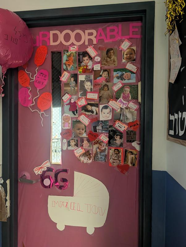 Doors Decorated for Adar