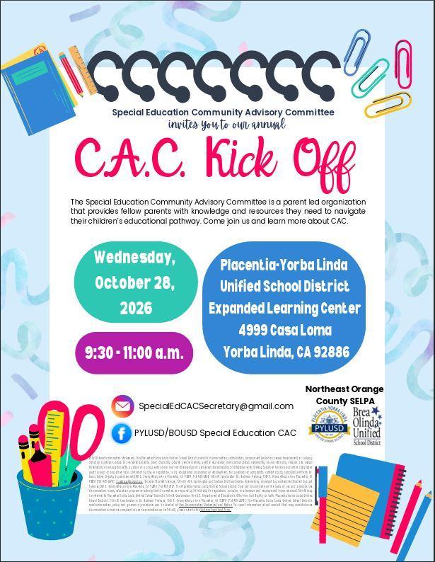 CAC Kick-Off Meeting