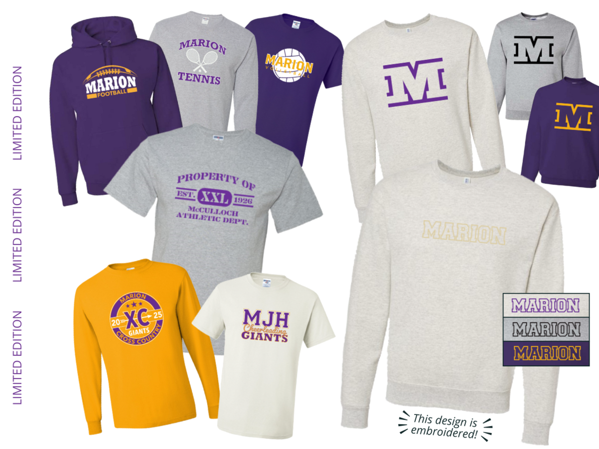 promo graphic - MJH fall 2025 spirit wear