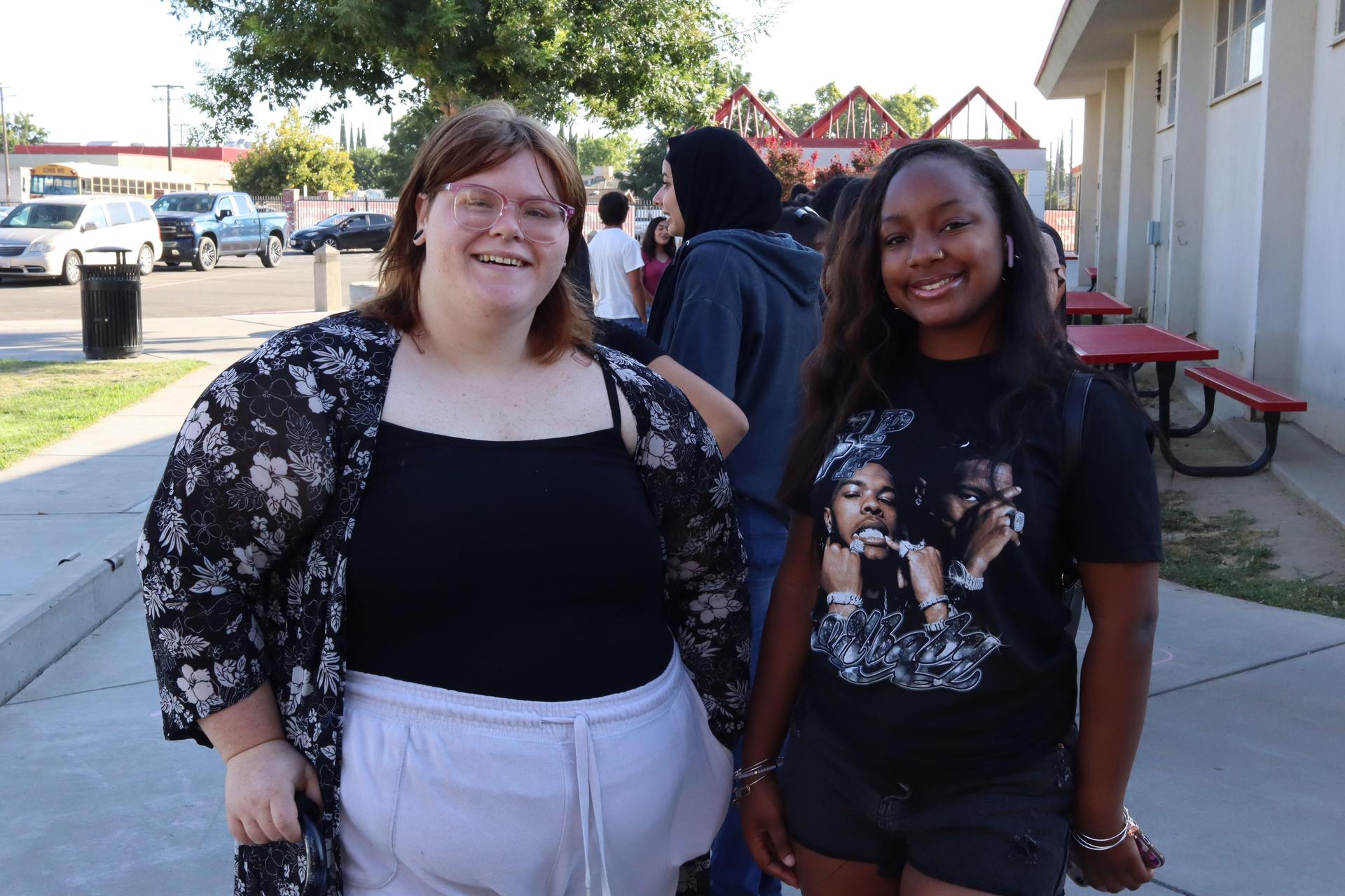 Students and staff posing at tribe turnout
