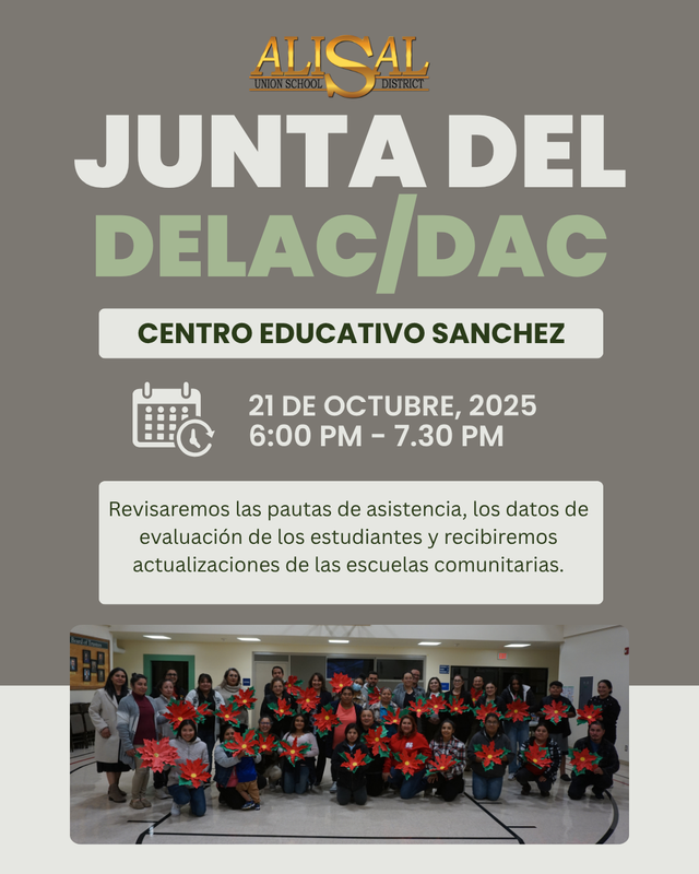 Flier DAC/DELAC Spanish