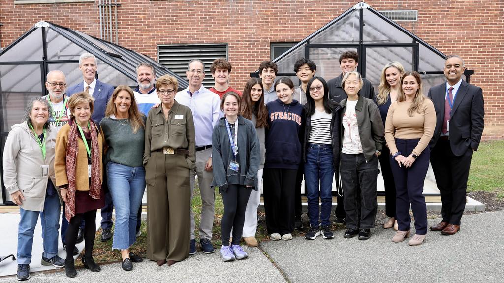 schreiber greenhouse dedication