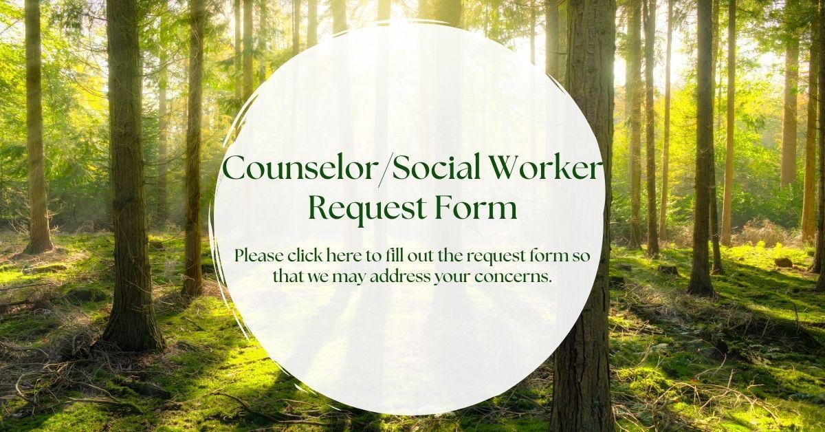 Please fill out the Request form so that we may address your concerns.