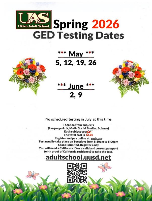 Spring 2026 Ged / Pearson Vue Test Date poster