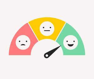 satisfaction rating dial
