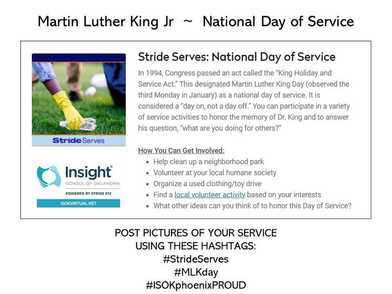 ISOK Celebrates Martin Luther King Jr and the National Day of Service