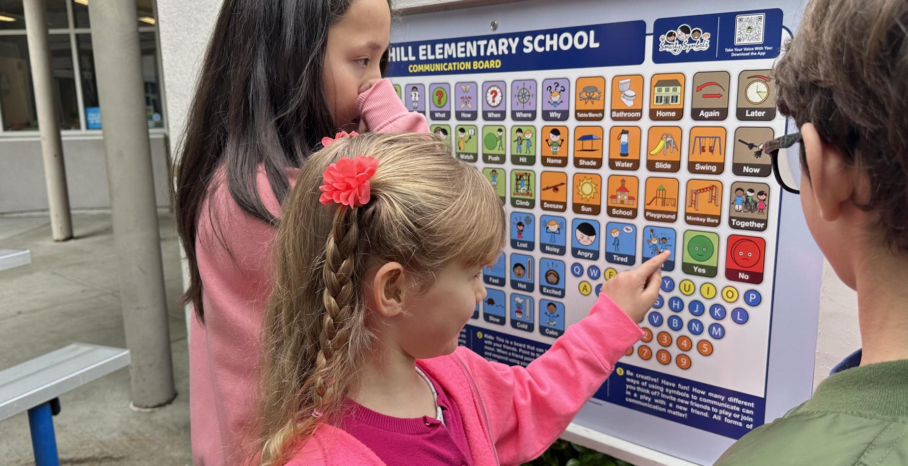 Springhill Elementary Playground Communication board