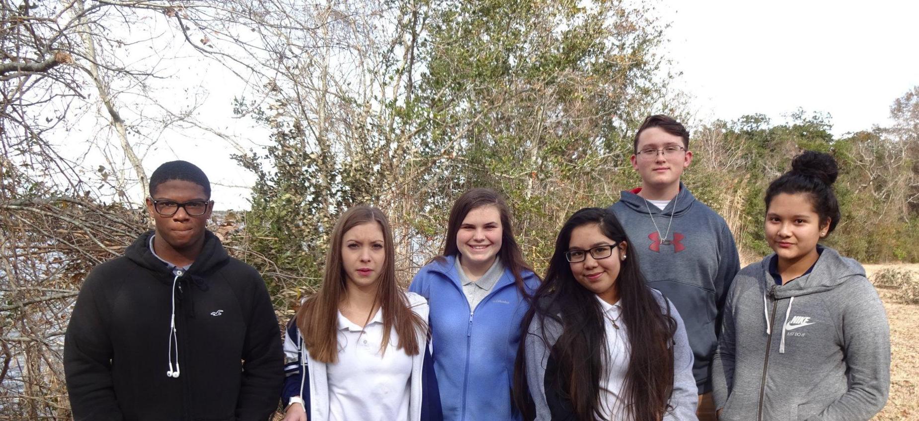 a group of cte students
