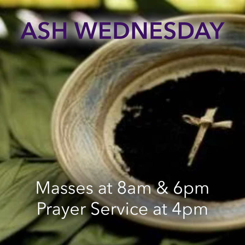 Get Your Ashes in the Chapel 9a-3p Featured Photo