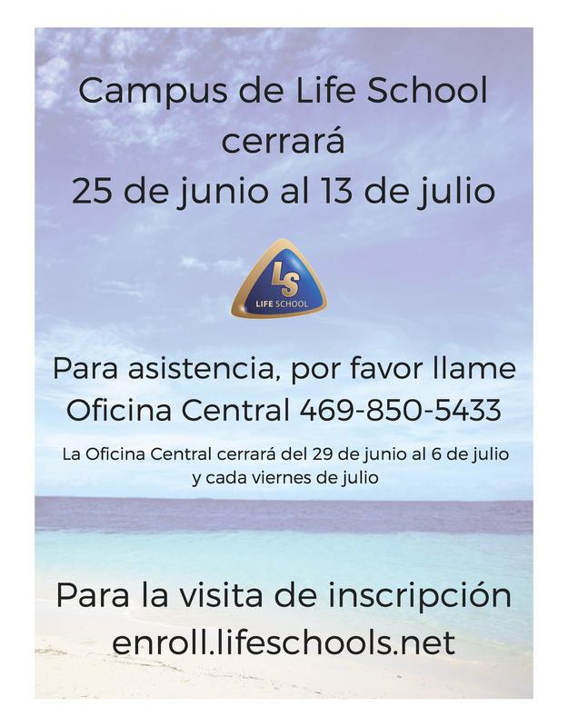 Picture of campus closing dates