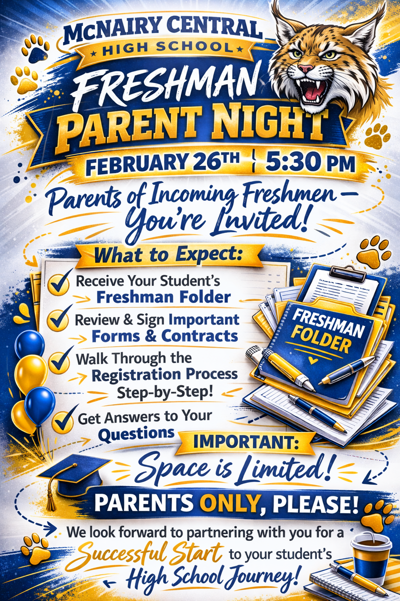 MCHS Freshmen Parent Night