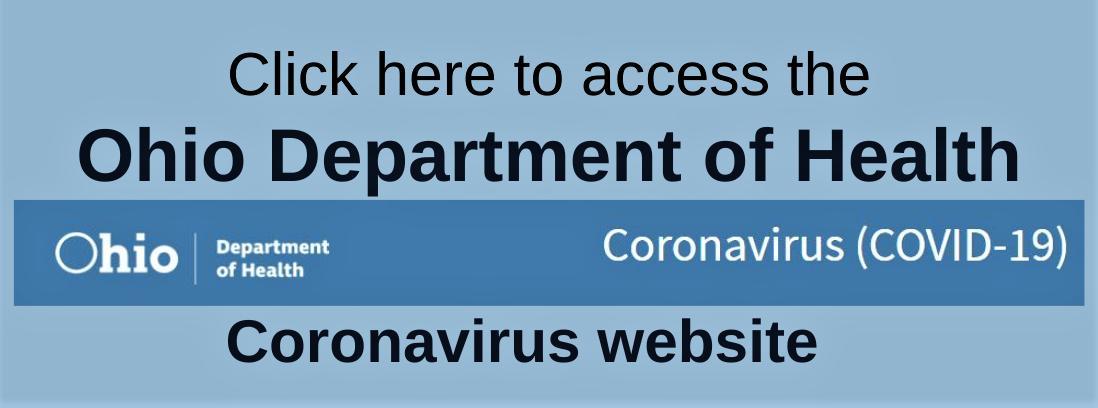 Graphic directing viewers to click it to access the Ohio Department of Health website