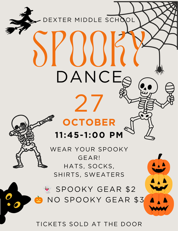 School Dance 10/27/26 After school