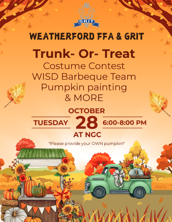 FFA & GRIT Trunk or Treat