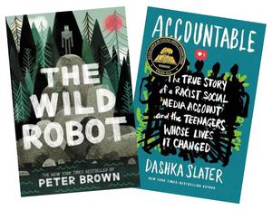 The Wild Robot and Accountable book covers