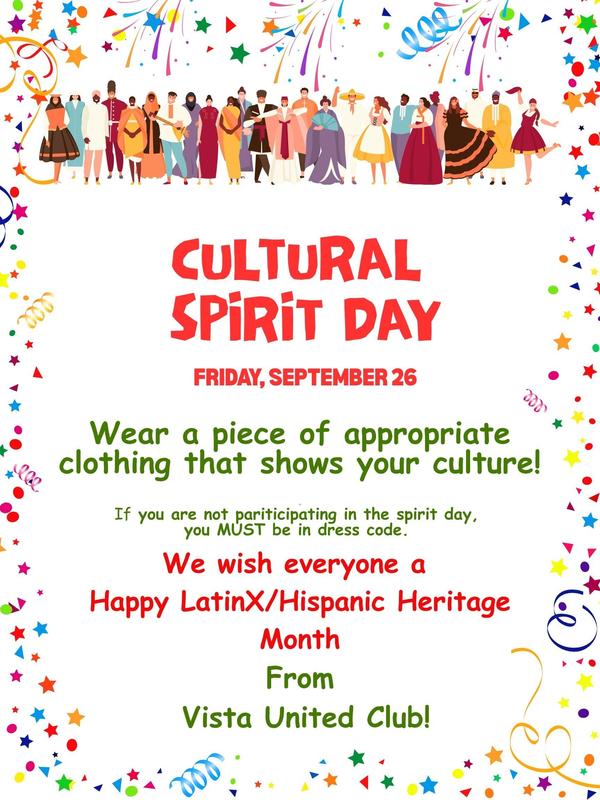 Cultural Spirit Day