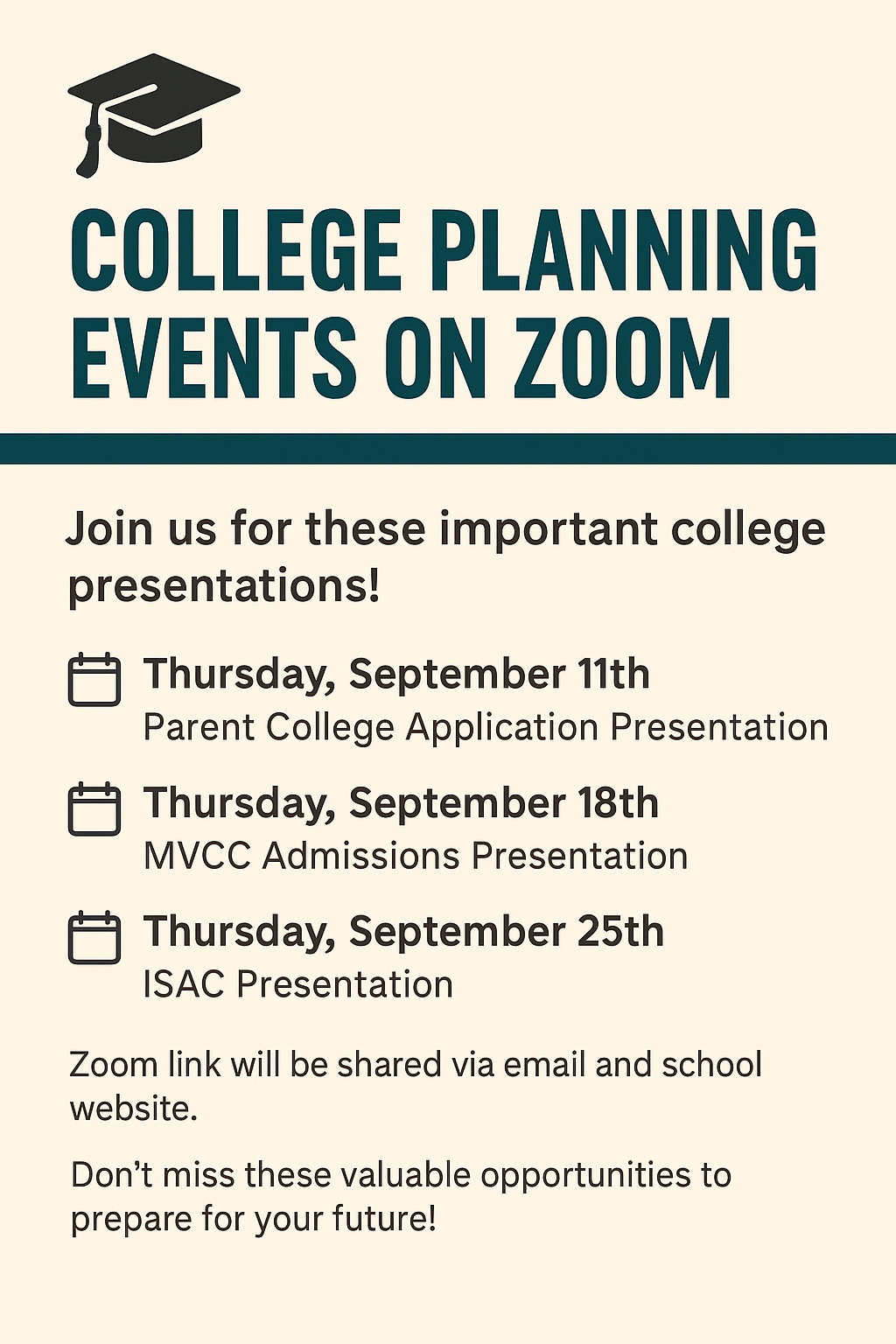 college planning event