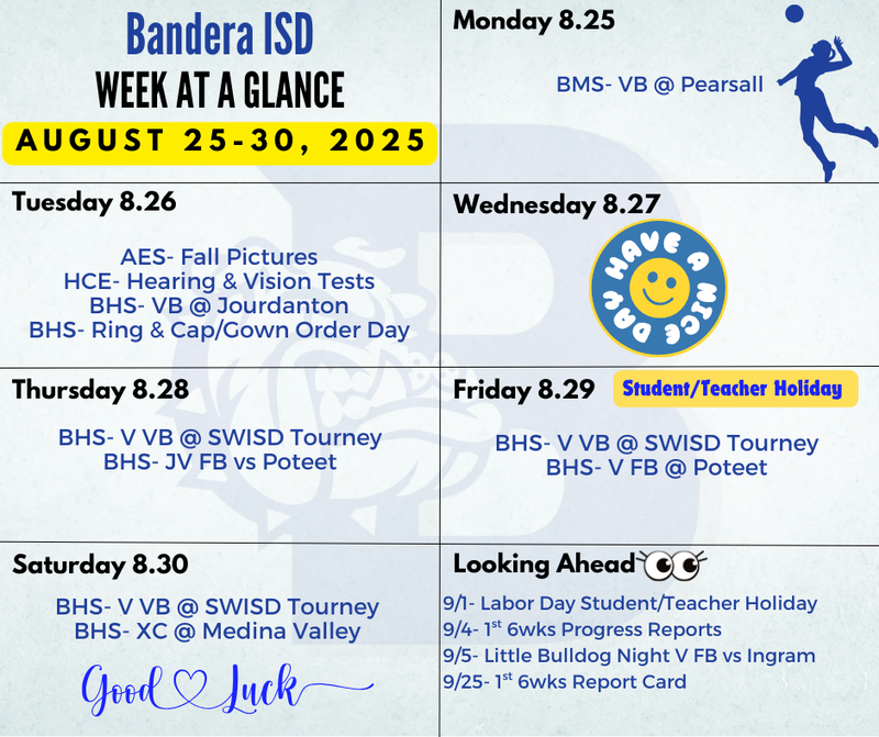 Week at a Glance